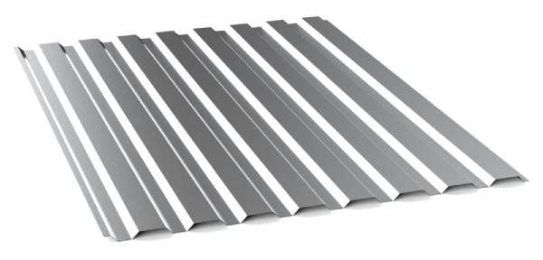 Профнастил оцинкованный 0.55x1000x6000