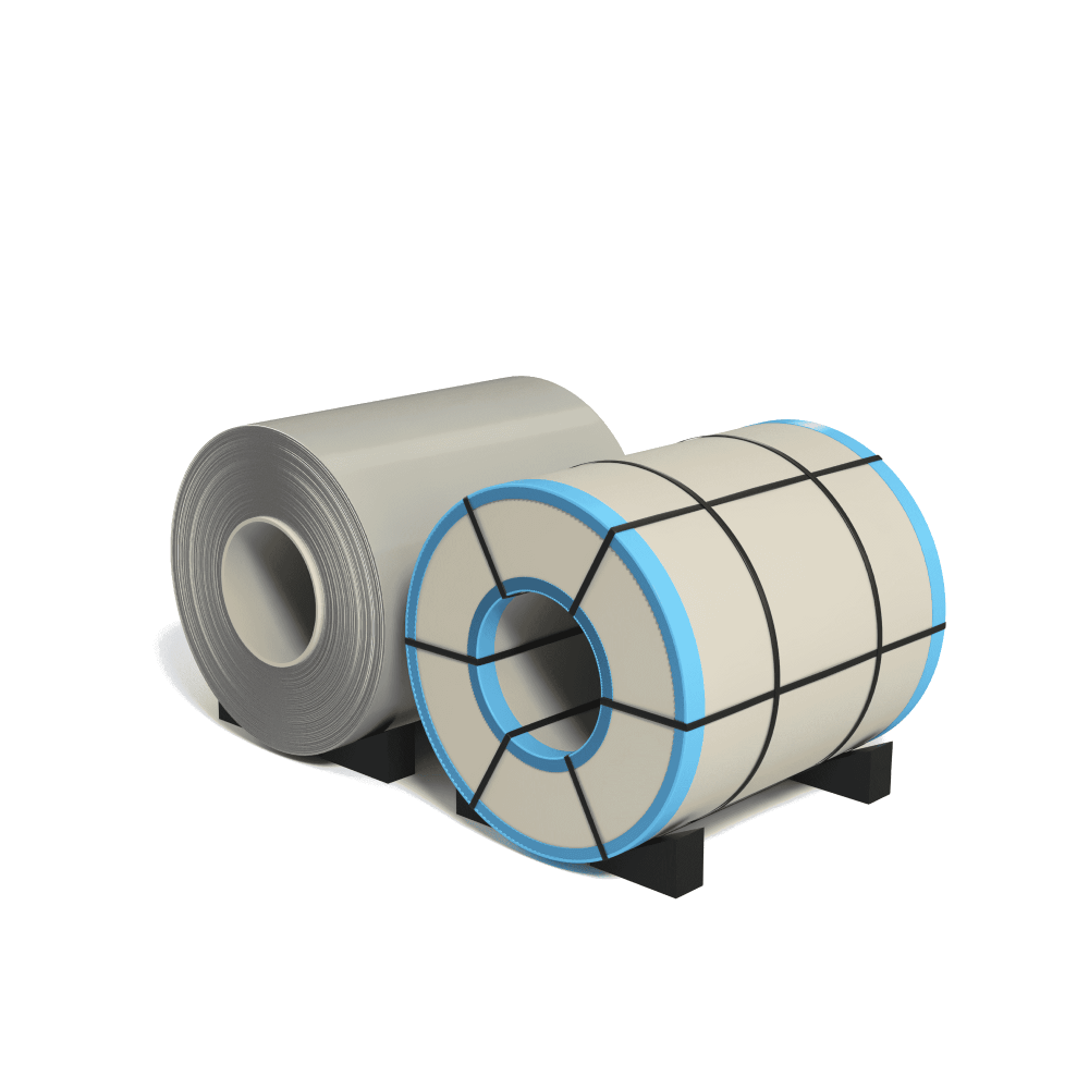Рулон ГЦ полимер 0.45x1250 ЭЦ30/30 RAL 8017 ЛМЗ